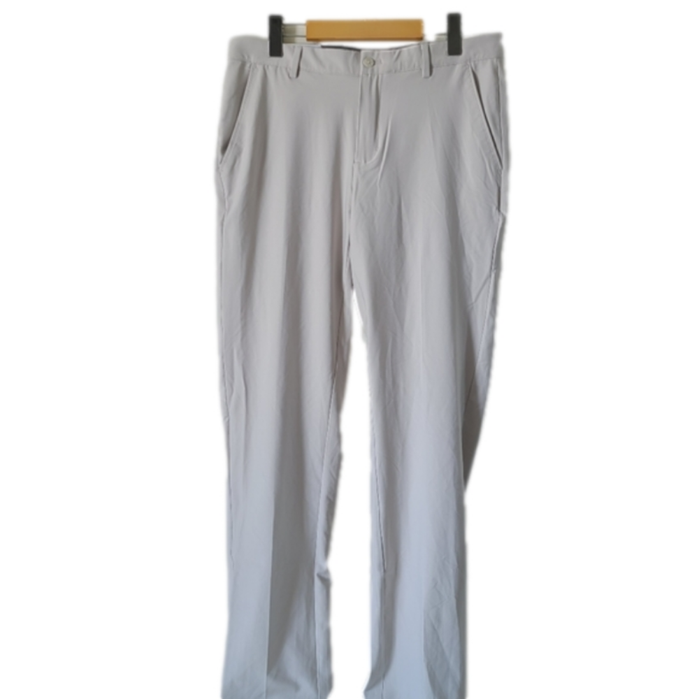 Greg Norman Men's Cream NWT performance pants, sz 32